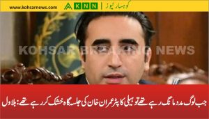 جب لوگ مدد مانگ رہے تھے تو ہیلی کاپٹر عمران خان کی جلسہ گاہ خشک کر رہے تھے : بلاول