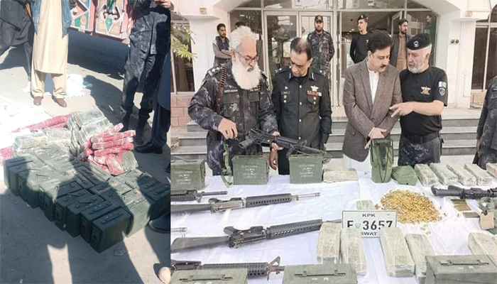 طورخم سرحدپرکروڑوں کا امریکی ساختہ اسلحہ پکڑاگیا