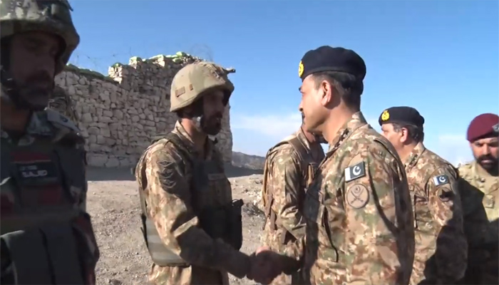 آرمی چیف کا میران شاہ،شمالی وزیرستان اور تربیلا کا دورہ