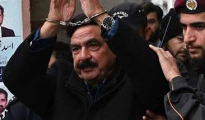 راہداری ریمانڈ، شیخ رشید مری پولیس کے حوالے