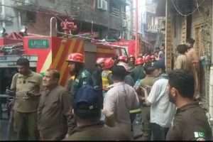 لاہور،بھاٹی گیٹ میں آتشزدگی،10 افراد جاں بحق