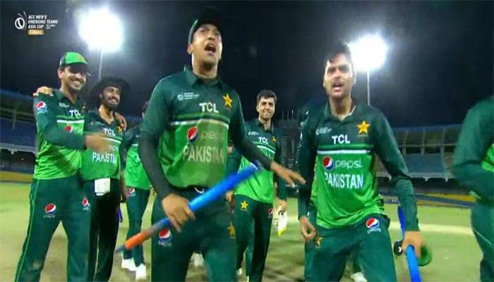 پاکستان نے بھارت کو شکست دیکر ایمرجنگ ایشیا کپ کا فائنل جیت لیا