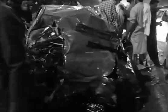 اسلام آباد،فیض آباد کے قریب کار کو حادثہ،2 جاں بحق