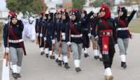Pakistan women police officers.