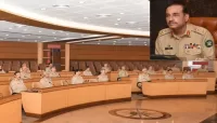 دہشت گردوں کیخلاف ریاست مکمل طاقت کے ساتھ نمٹے گی، کور کمانڈرز کانفرنس