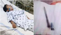 سبق یادنہ کرنے پرقاری کا بچے کی زبان پرکیل رکھ کر تشدد