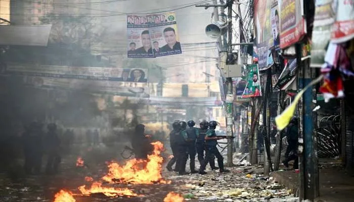 بنگلہ دیش کی وزیراعظم شیخ حسینہ کیخلاف بڑا مظاہرہ