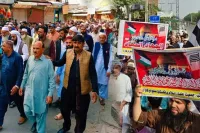 ملک بھر میں فلسطینیوں کے حق میں مظاہرے