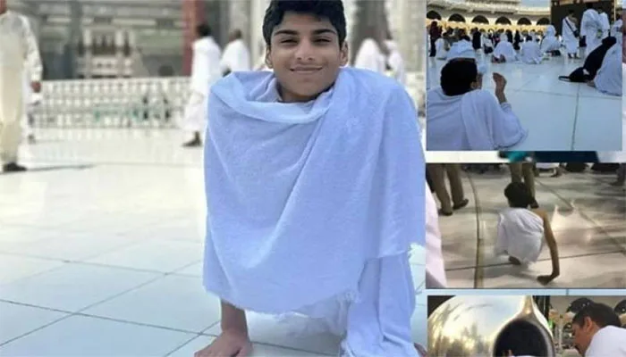 ٹانگوں سے محروم غانم المفتاح نے عمرے کی سعادت حاصل کرلی
