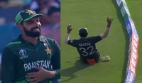 حسن علی کا فیلڈنگ میں ’’فٹبال اسکلز‘‘ کا استعمال، ساتھی کھلاڑی بھی مُسکرا پڑے