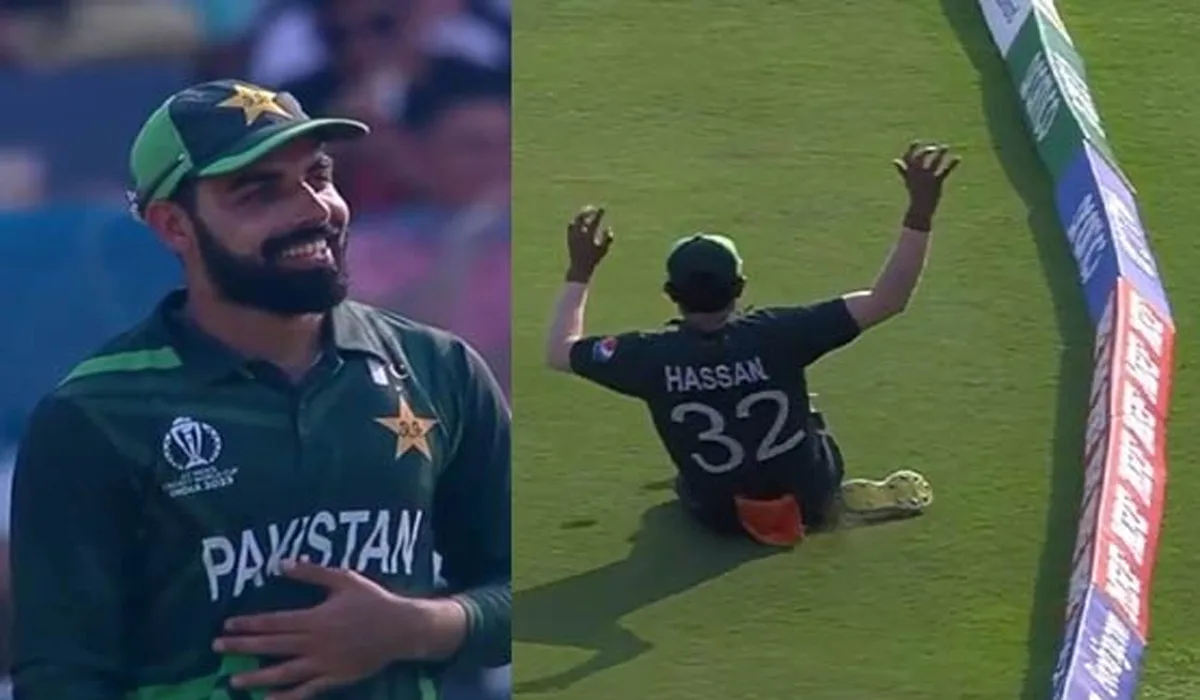 حسن علی کا فیلڈنگ میں ’’فٹبال اسکلز‘‘ کا استعمال، ساتھی کھلاڑی بھی مُسکرا پڑے