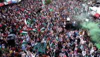 کراچی لاکھوں لوگوں کے لبیک یا اقصیٰ ٗکے نعروں سے گونج اٹھا