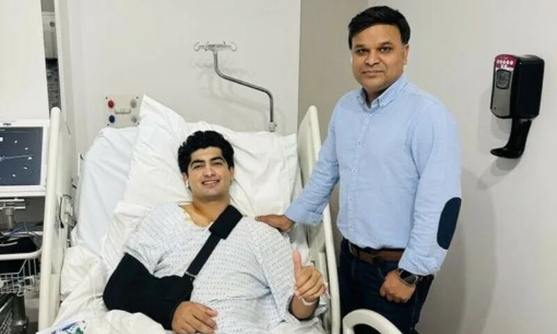 نسیم شاہ کے کندھے کی سرجری کردی گئی