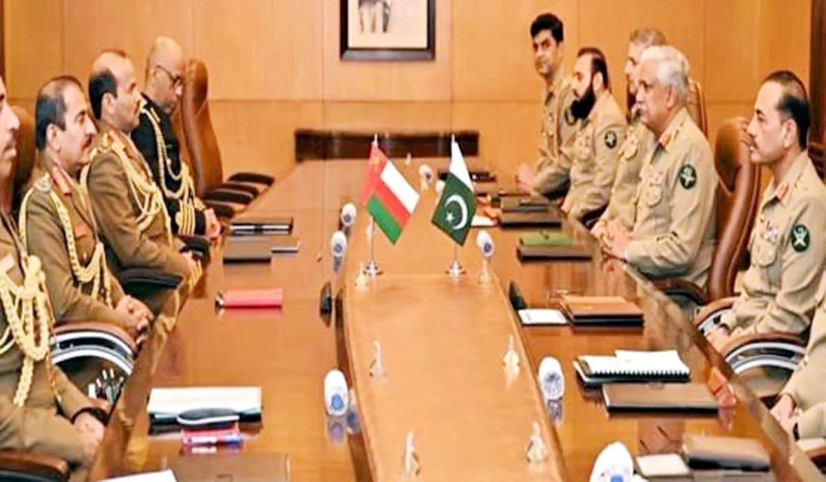 آرمی چیف سے عمان کی رائل آرمی کے کمانڈر کی ملاقاتآرمی چیف سے عمان کی رائل آرمی کے کمانڈر کی ملاقات
