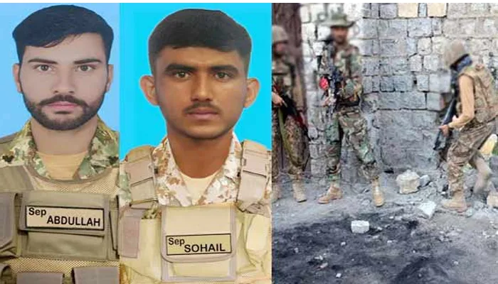 سکیورٹی فورسز کی کارروائی، دہشتگرد جہنم واصل، 2 سپاہی شہید