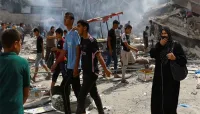 غزہ پر اسرائیلی بمباری،صورتحال سنگین،کئی نومولود چل بسے