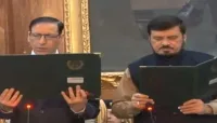 جسٹس ریٹائرڈ ارشد حسین شاہ نے نگران وزیراعلیٰ خیبرپختونخوا کا حلف اٹھا لیا