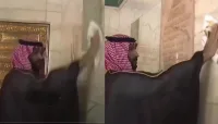 شہزادہ محمد بن سلمان کی خانہ کعبہ کو غسل دینے کی ویڈیو وائرل