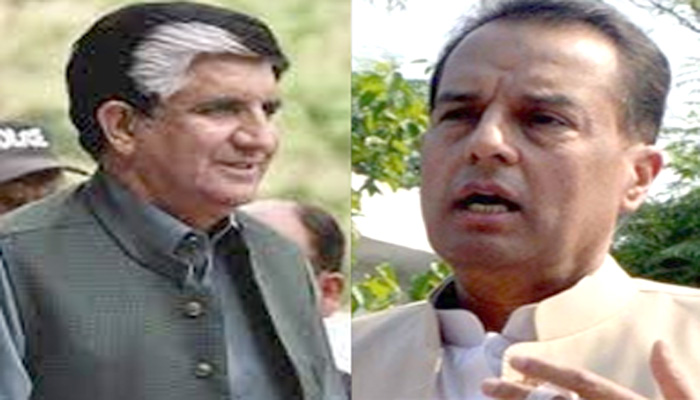 پارلیمانی بورڈ اجلاس میں کیپٹن صفدر۔ بیرسٹر جاوید عباسی لڑ پڑے