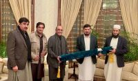 سابق صدر آصف علی زرداری گورنر ہاؤس پشاور پہنچ گئے