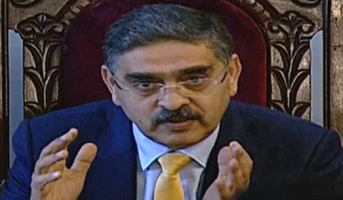 احتجاج کا حق سب کو ہے لیکن قانون کے دائرے میں ہونا چاہئے: نگران وزیر اعظم