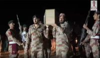 کیچ دہشتگرد حملہ، شہید پاک فوج کے جوان مکمل اعزاز کیساتھ سپرد خاک