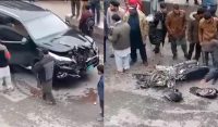 آزاد کشمیر کے وزیر سیاحت کی گاڑی سے ٹکر، موٹر سائیکل سوار جاں بحق