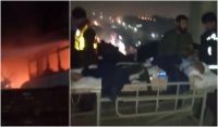 پشاور: اسپتال میں آتشزدگی، مریض بالائی منزل پر منتقل