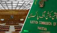الیکشن کمیشن کا سینیٹ کی قرارداد پر الیکشن ملتوی کرنے سے انکار