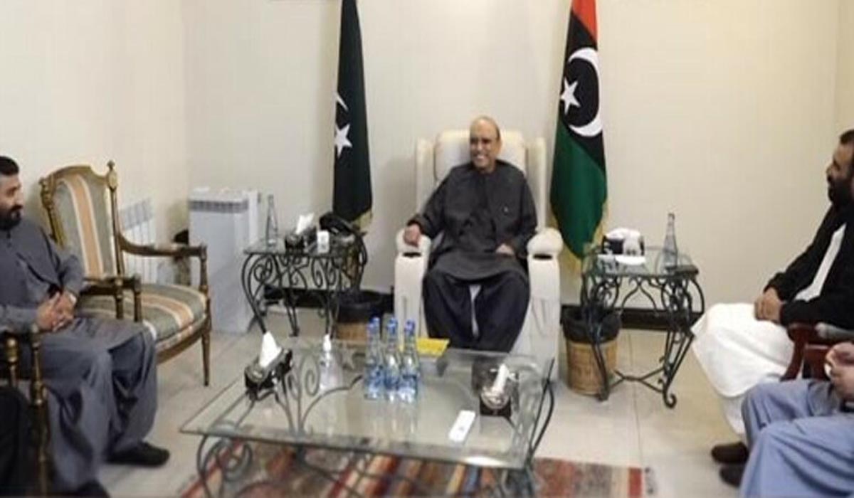 آصف زرداری سے اراکین بلوچستان اسمبلی کی ملاقات