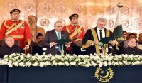 آصف زرداری نے صدر مملکت کے عہدے کا حلف اٹھا لیا