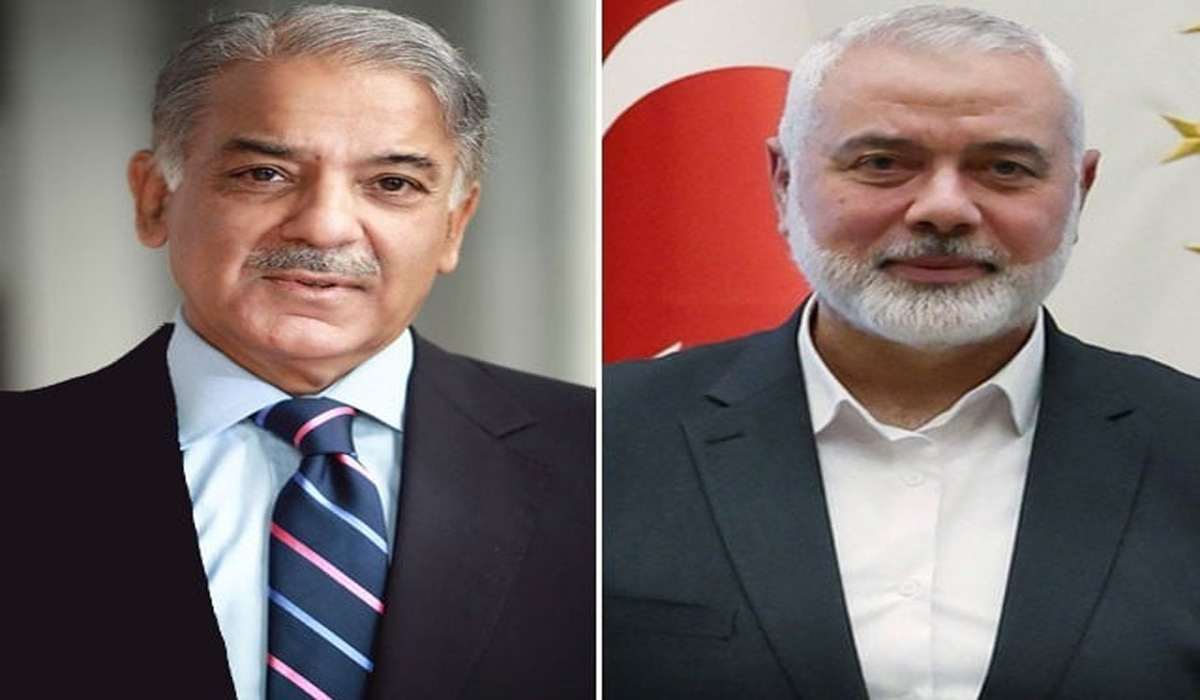 اسرائیلی جارحیت روکنے کیلئےسربراہ حماس کا شہباز شریف کو خط