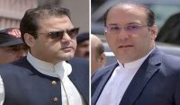 سابق وزیراعظم نواز شریف کے دونوں صاحبزادے لندن سے لاہور پہنچ گئے۔