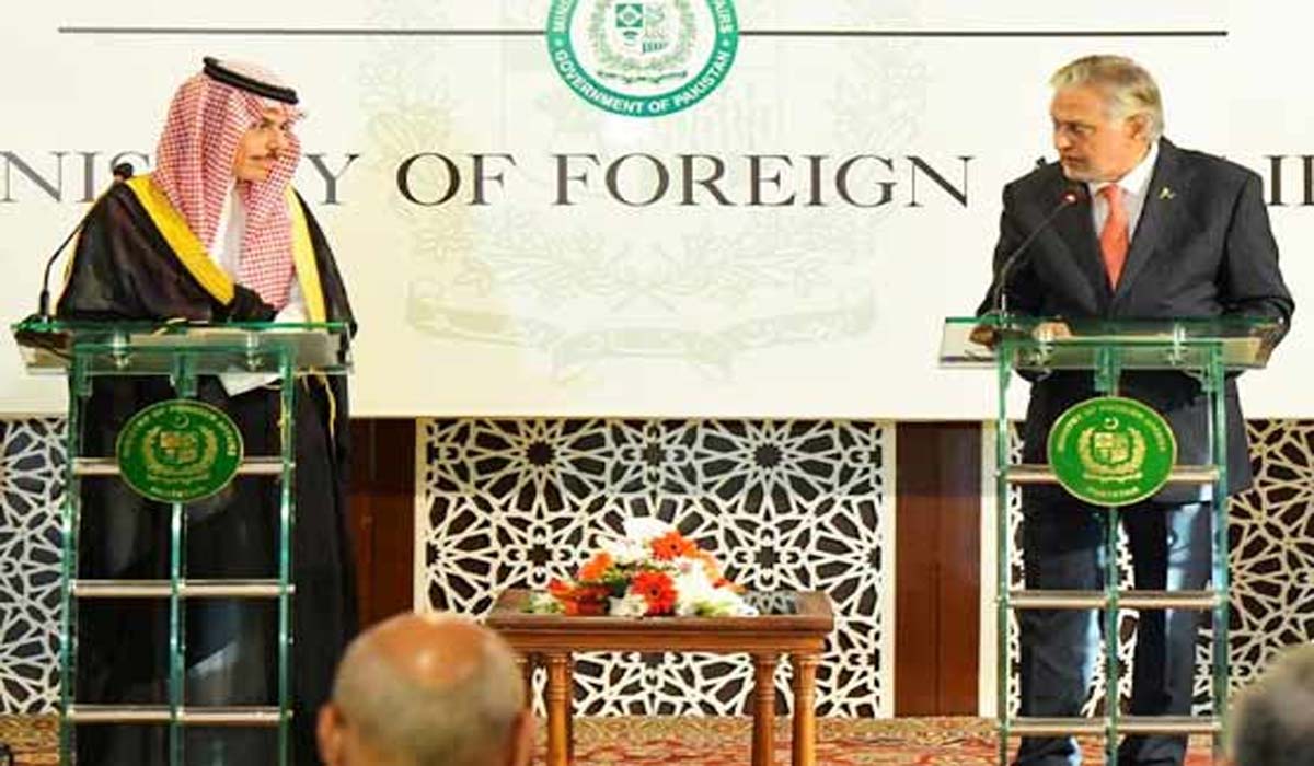 پاکستان کی معاشی و اقتصادی ترقی کیلئے کردار ادا کریں گے: سعودی وزیر خارجہ