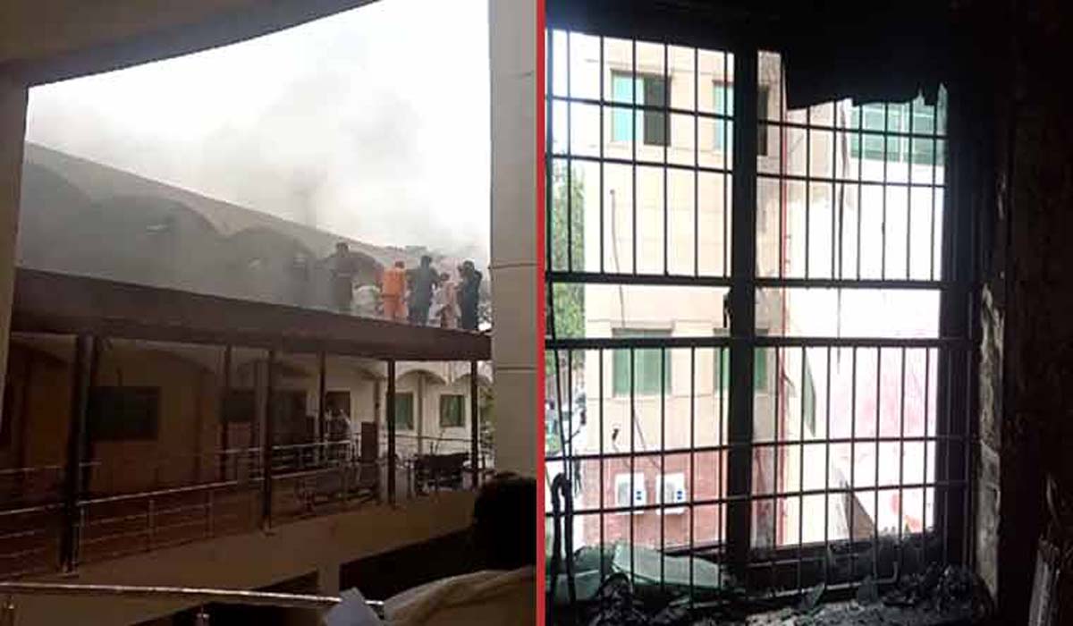 ساہیوال،چلڈرن وارڈ میں آتشزدگی سے 4 بچے جاں بحق