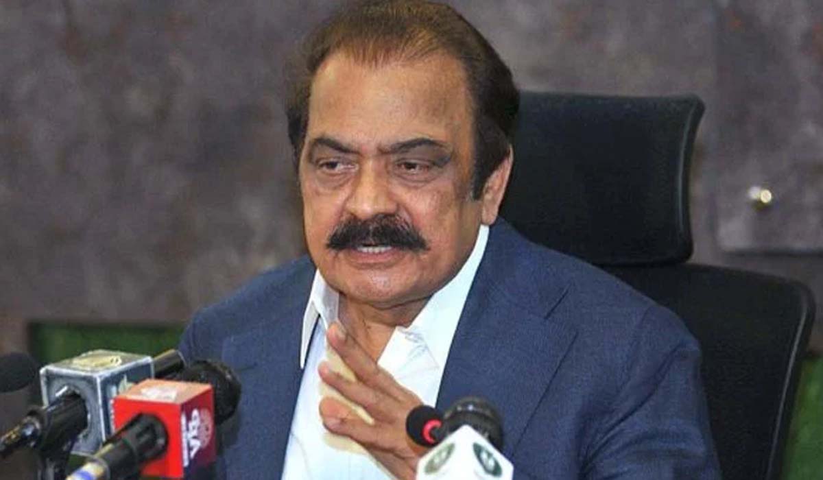 پی ٹی آئی پر پابندی کا معاملہ فی الحال زیر غور نہیں ، رانا ثناء اللہ