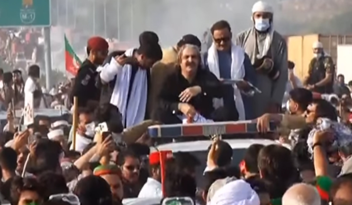 علی امین گنڈاپور لیاقت باغ پہنچنے میں ناکام،واپس روانہ