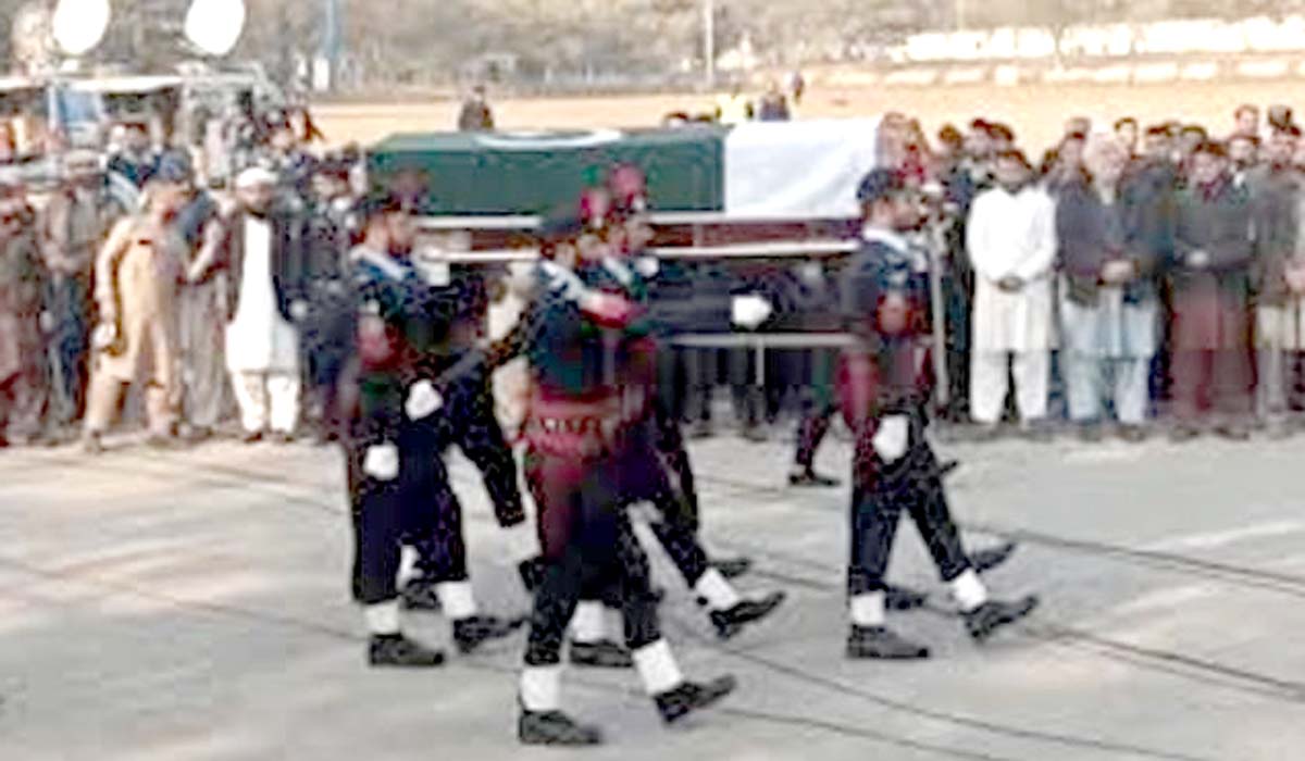 کچلاک دھماکے میں شہید پولیس اہلکاروں کی نماز جنازہ ادا