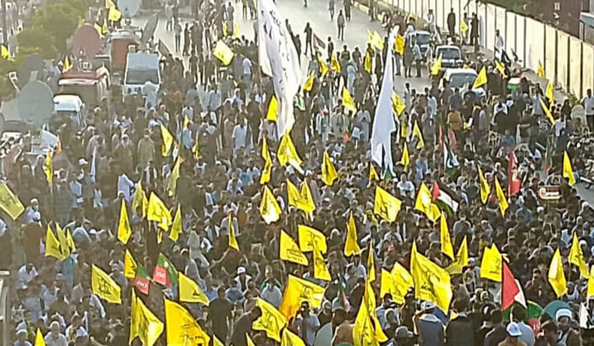 حسن نصراللّٰہ کی شہادت،کراچی میں شرکاء ریلی اور پولیس میں جھڑپ