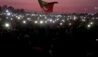 پی ٹی آئی جلسے کا وقت ختم، ساؤنڈ سسٹم اور لائٹ بند