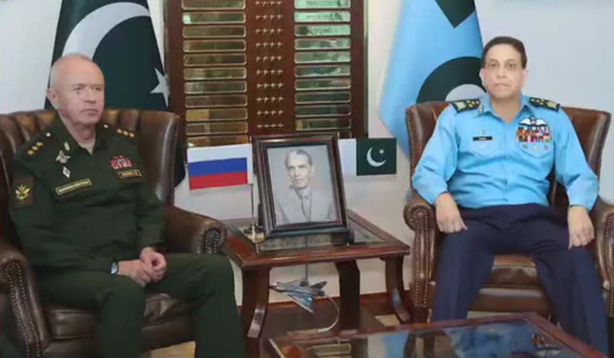 ایئر چیف مارشل سے روسی نائب وزیر دفاع کی ملاقات