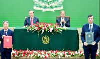 پاکستان چین کے درمیان مختلف شعبوں میں مفاہمتی یادداشت پر دستخط