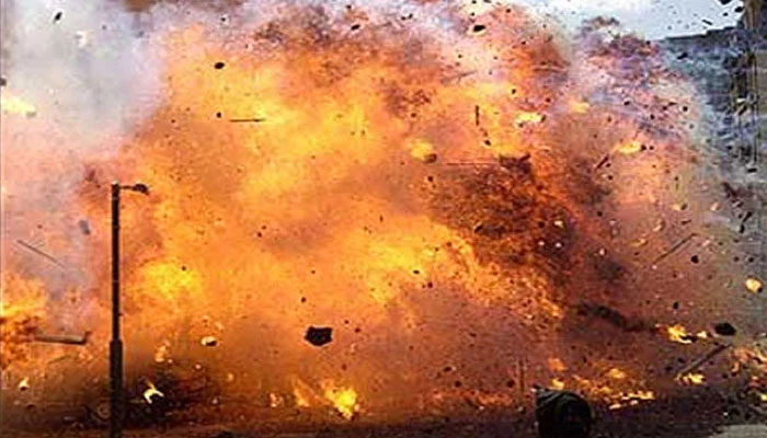 The blast occurred when the vehicle was passing by. The injured and dead bodies have been shifted to DHQ Hospital.