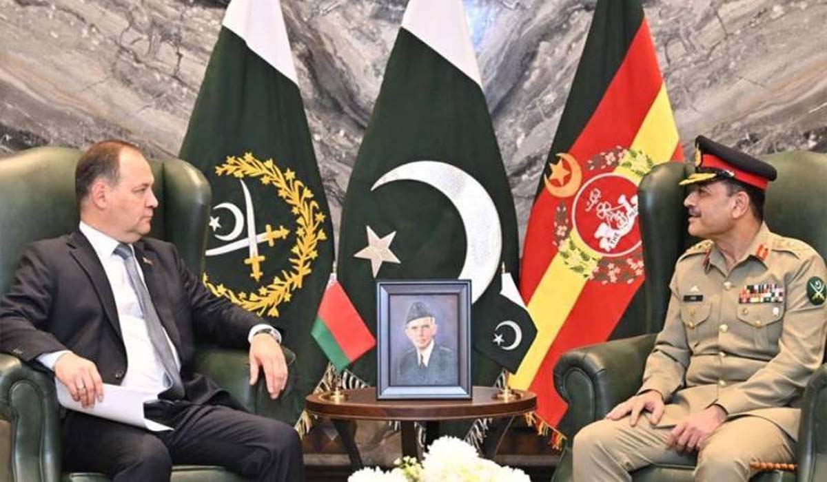 آرمی چیف سے بیلاروس کے وزیراعظم کی ملاقات