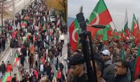 بیلجیئم اور پیرس میں تحریک انصاف کے احتجاجی مظاہرے