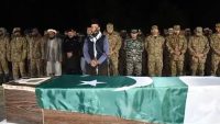 شمالی وزیرستان میں شہید میجر محمد اویس کی نماز جنازہ ادا