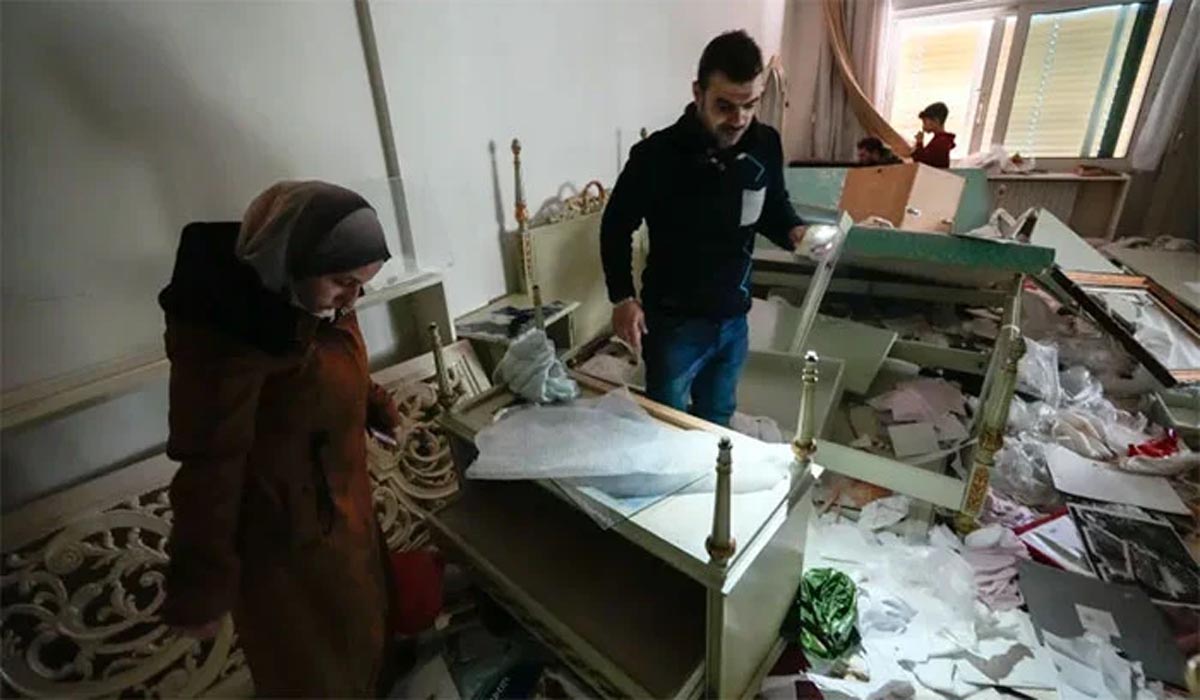 صدر بشارالاسد کی ذاتی رہائشگاہ میں لوٹ مار، تصاویر وائرل