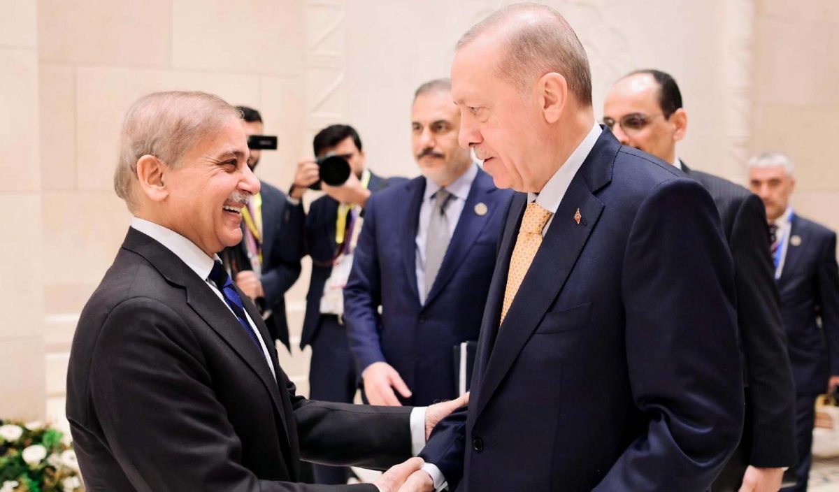 Prime Minister Shehbaz Sharif meets Turkish President