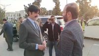 شیر افضل مروت اور سینیٹر افنان اللہ کی ملاقات