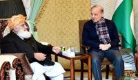 Shahbaz Sharif visits Maulana Fazlur Rehmans residence discusses the countrys political situation
